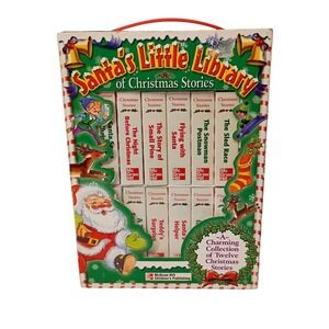 Lot of 12 Vintage Santas Little Library‎ of Christmas Stories Book McGraw Hill